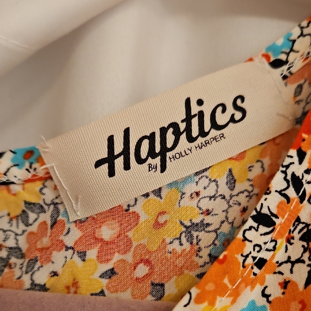 Colorful Floral Women's Blouse L/xl - Picture 2 of 4